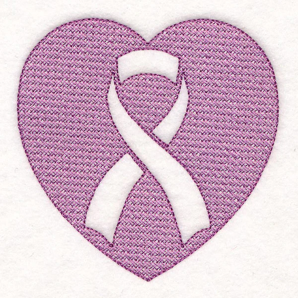 Awareness Ribbon Heart (Embossed) - Image 17