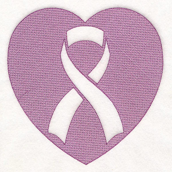 Awareness Ribbon Heart (Embossed) - Image 5