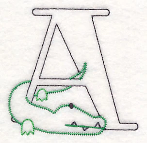 Baby Animals Letter A (Vintage) - 4 1/2 Inch - Image 2