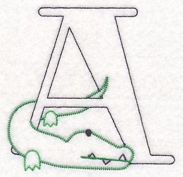 Baby Animals Letter A (Vintage) - 4 1/2 Inch - Image 4