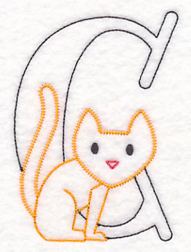 Baby Animals Letter C (Vintage) - 4 1/2 Inch - Image 4
