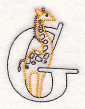Baby Animals Letter G (Vintage) - 4 1/2 Inch - Image 3