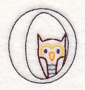 Baby Animals Letter O (Vintage) - 4 1/2 Inch - Image 3