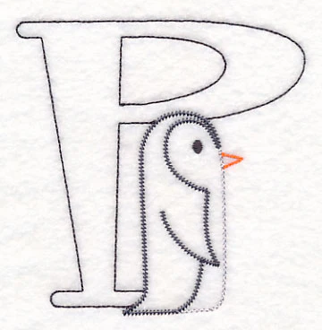 Baby Animals Letter P (Vintage) - 4 1/2 Inch - Image 4