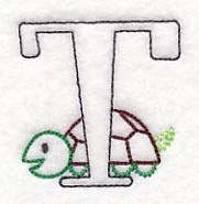Baby Animals Letter T (Vintage) - 4 1/2 Inch - Image 3