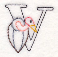 Baby Animals Letter V (Vintage) - 4 1/2 Inch - Image 3