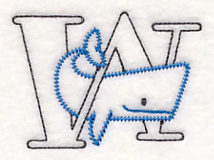 Baby Animals Letter W (Vintage) - 4 1/2 Inch - Image 3