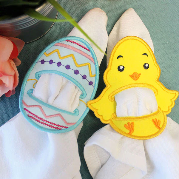 Baby Chick Napkin Holder (In-the-Hoop) - Image 4