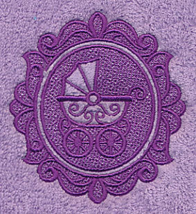 Baby Pram (Embossed) - Image 4