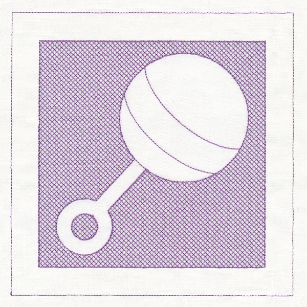 Baby Rattle (Trapunto) - Image 2