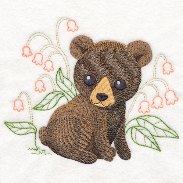 Baby Woodland Animals - Bear - Image 4