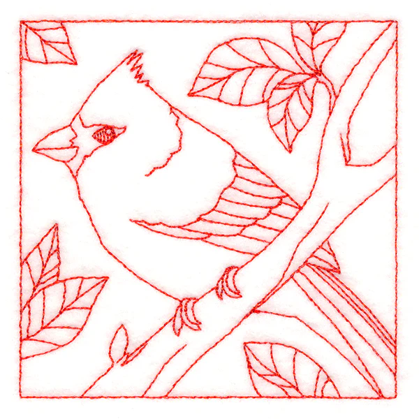 Backyard Birds Quilting - Cardinal (Double Run) - Image 5
