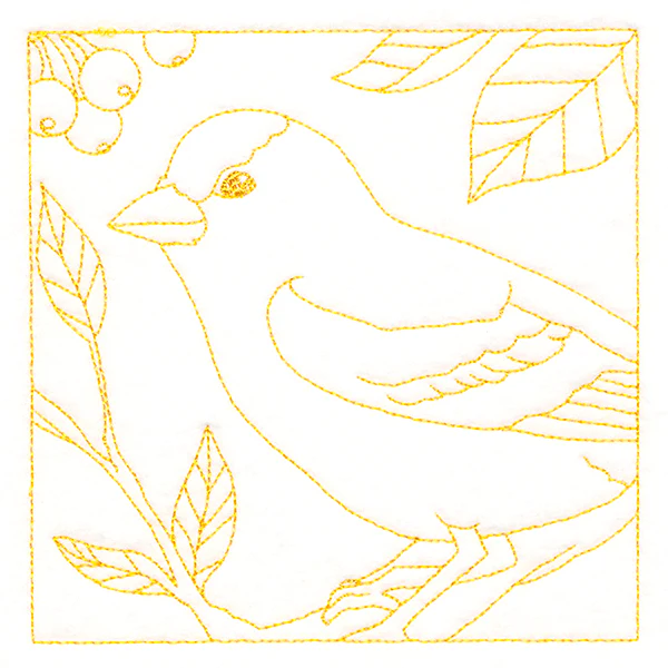 Backyard Birds Quilting - Goldfinch (Double Run) - Image 4
