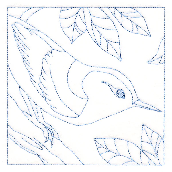 Backyard Birds Quilting - Nuthatch (Double Run) - Image 4