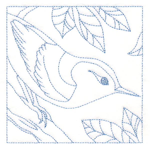 Backyard Birds Quilting - Nuthatch (Double Run) - Image 5