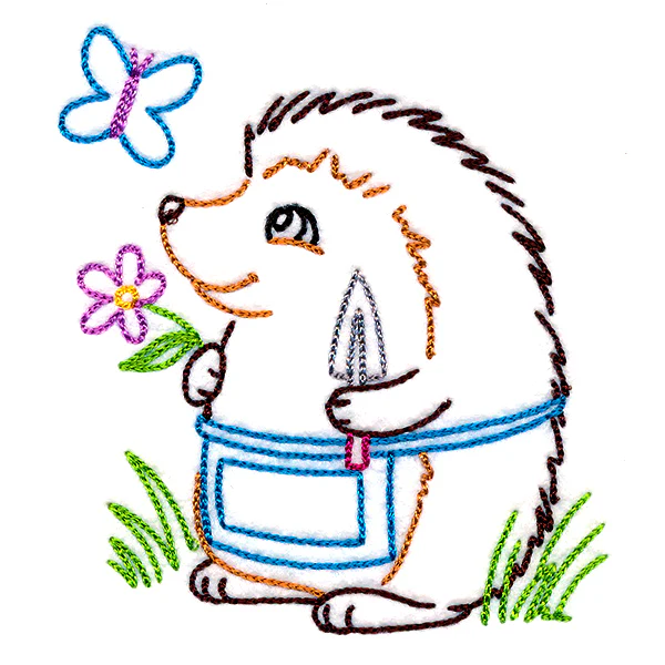 Backyard Friends - Hedgehog (Vintage) - Image 3