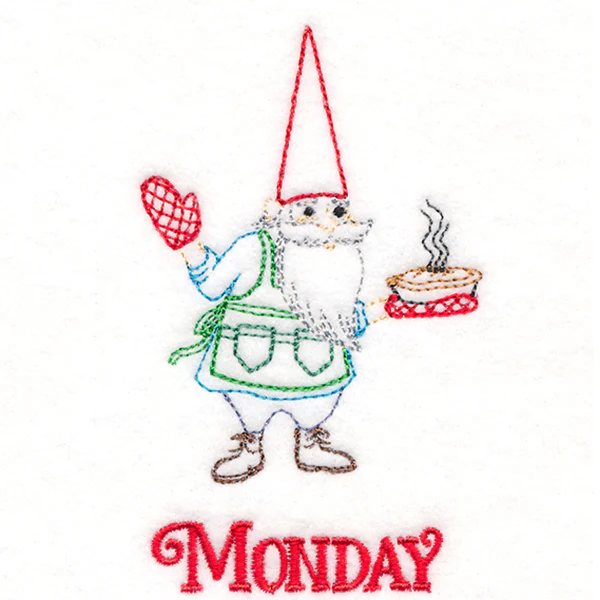 Baking Gnome on Monday (Vintage) - Image 2