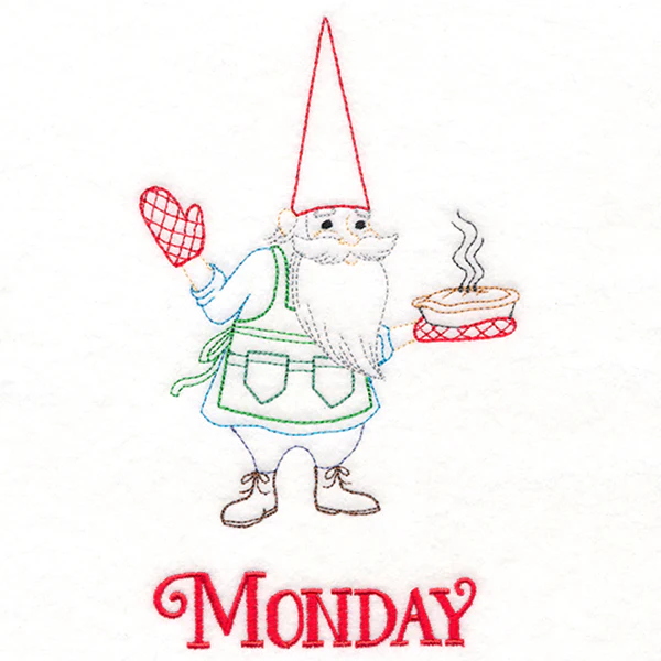Baking Gnome on Monday (Vintage) - Image 3