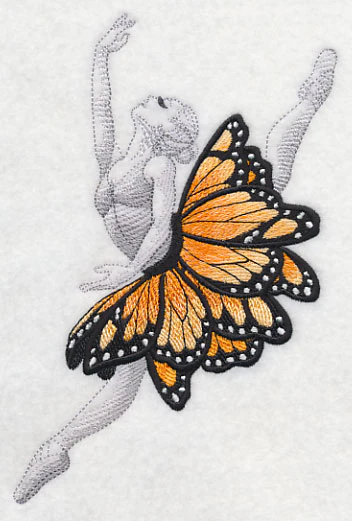 Ballerina Dancer with Butterflies - Image 3