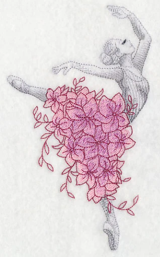 Ballerina with Flowers - Image 4