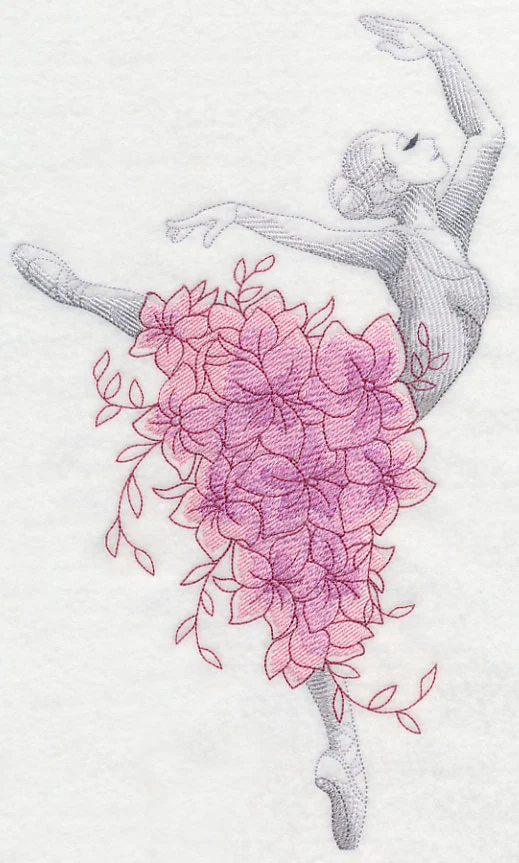 Ballerina with Flowers - Image 5