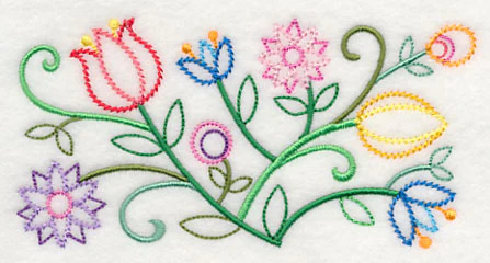 Ballet of Blooms Border (Vintage) - Image 3