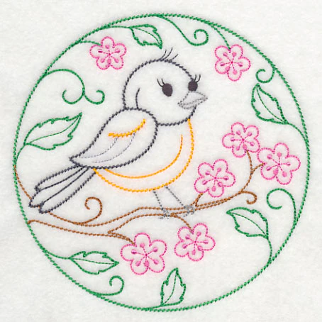 Baltimore Oriole and Cherry Blossoms (Vintage) - Image 3
