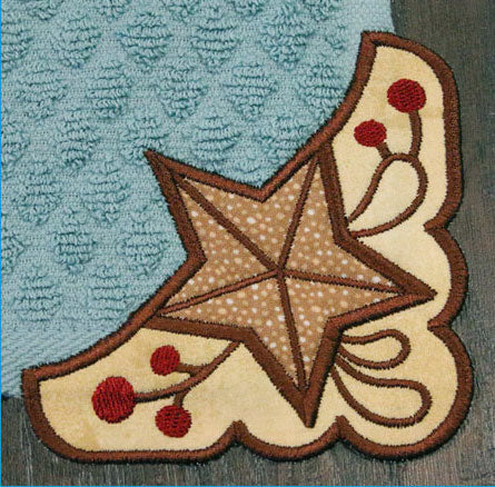 Barn Star Corner - Right (Edgy Applique) - Image 2