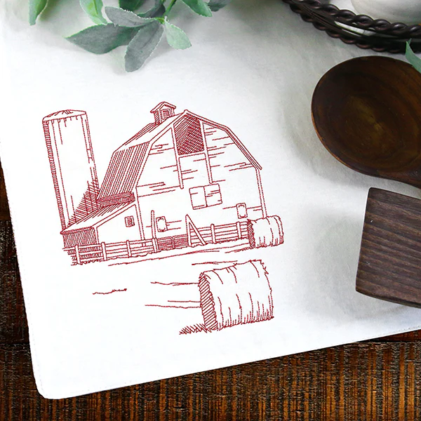 Barnyard Etchings - Barn - Image 2
