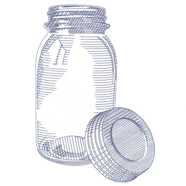Barnyard Etchings - Mason Jar - Image 5