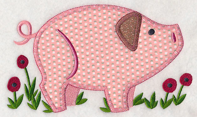 Barnyard Pig (Heirloom Applique) - Image 4