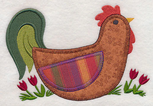 Barnyard Rooster (Heirloom Applique) - Image 2
