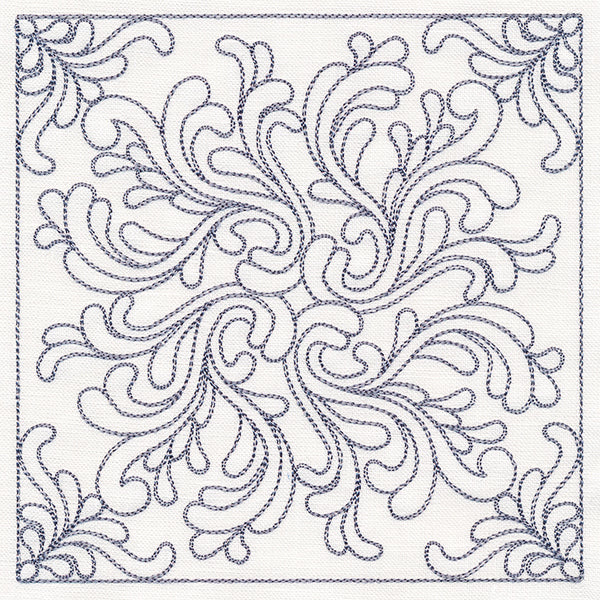 Baroque Beauty Quilting Square 3 (Double Run) - Image 3