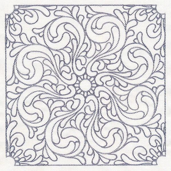 Baroque Beauty Quilting Square 5 (Double Run) - Image 2