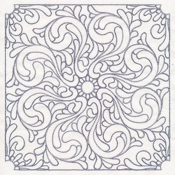 Baroque Beauty Quilting Square 5 (Double Run) - Image 6