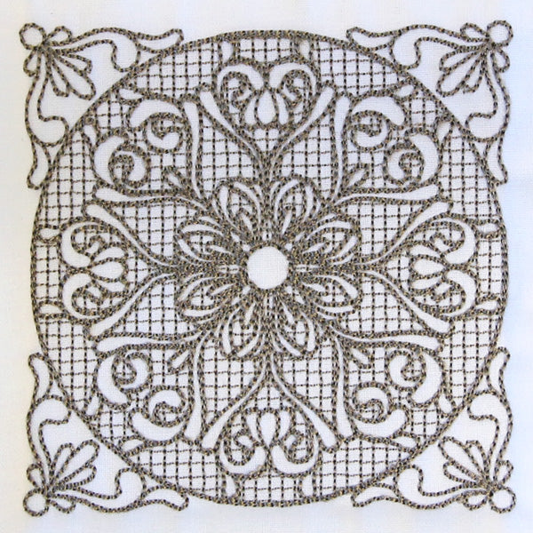 Baroque Beauty Square 4 (Trapunto) - Image 5