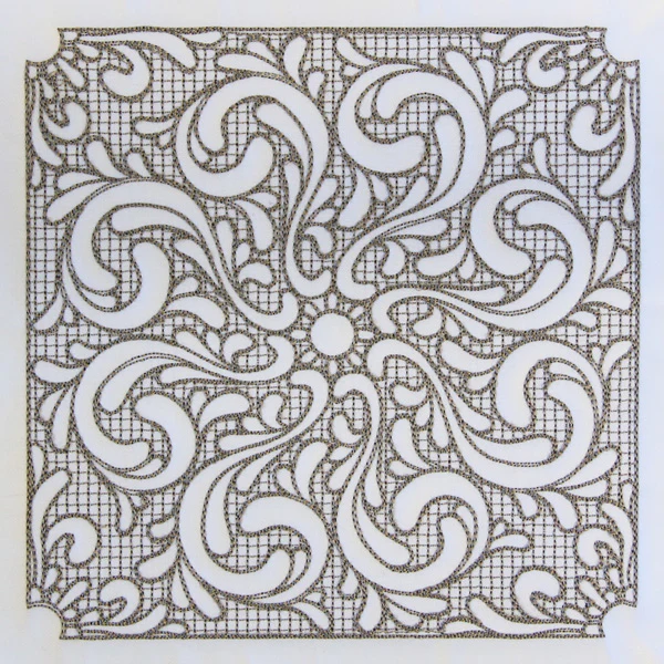 Baroque Beauty Square 5 (Trapunto) - Image 3