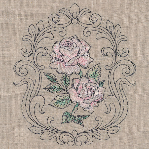 Baroque Blooms Cameo - Tea Rose - Image 2