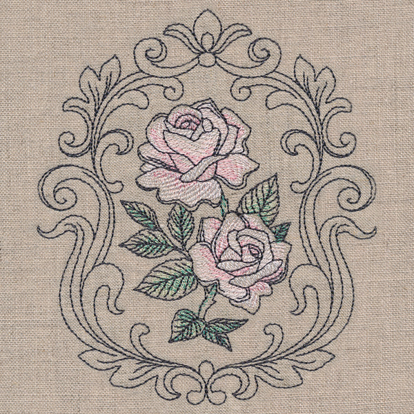 Baroque Blooms Cameo - Tea Rose - Image 3