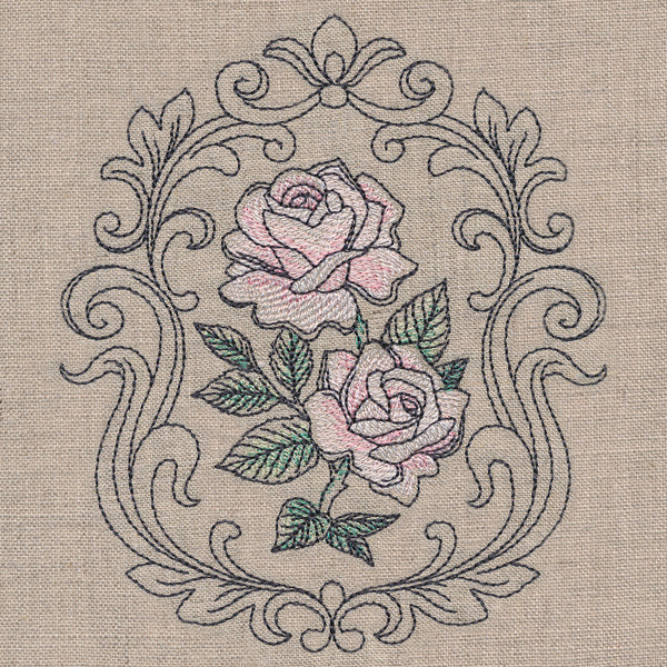 Baroque Blooms Cameo - Tea Rose - Image 4