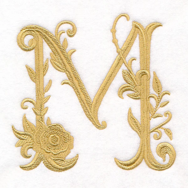 Baroque Filigree Letter in Bloom - M - Image 4