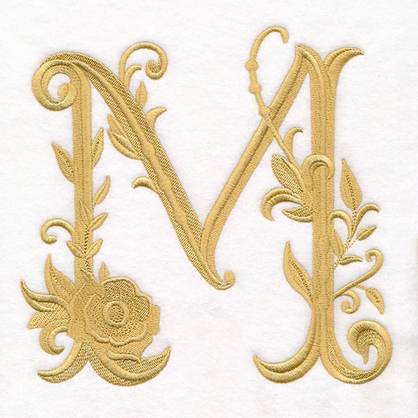 Baroque Filigree Letter in Bloom - M - Image 6