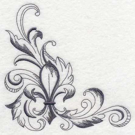 Baroque Fleur de Lis Corner - Image 4