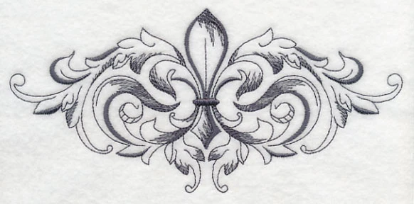 Baroque Fleur de Lis Spray - Image 3