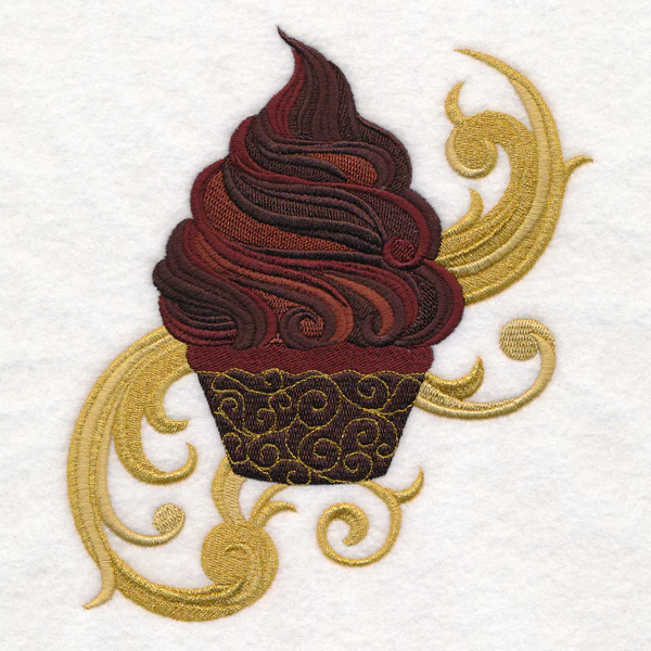 Baroque Swirls Cupcake - Image 2