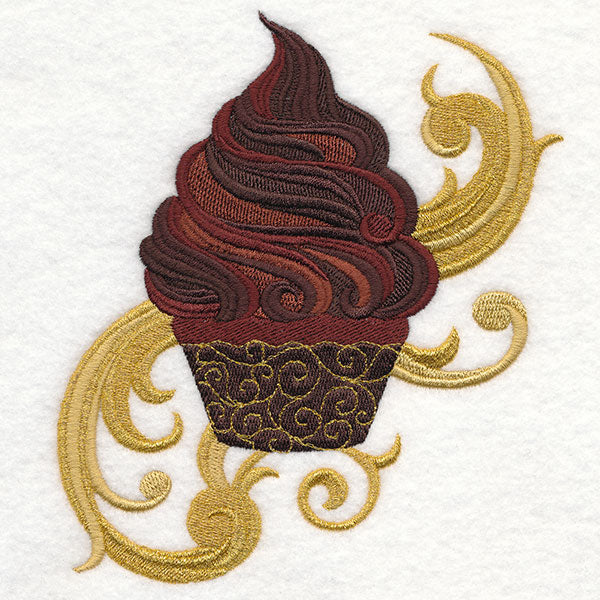 Baroque Swirls Cupcake - Image 3