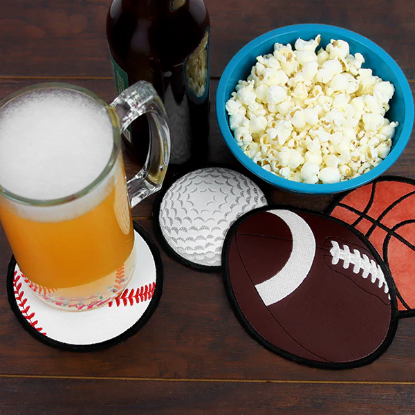 Baseball Coaster (In-the-Hoop) - Image 2
