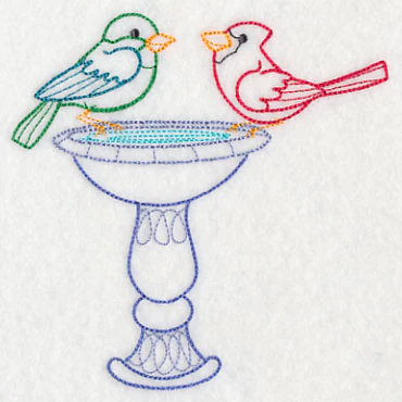 Bath Time Bird 3 (Vintage) - Image 3