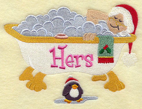 Bathing Mrs. Claus - Hers - Image 3