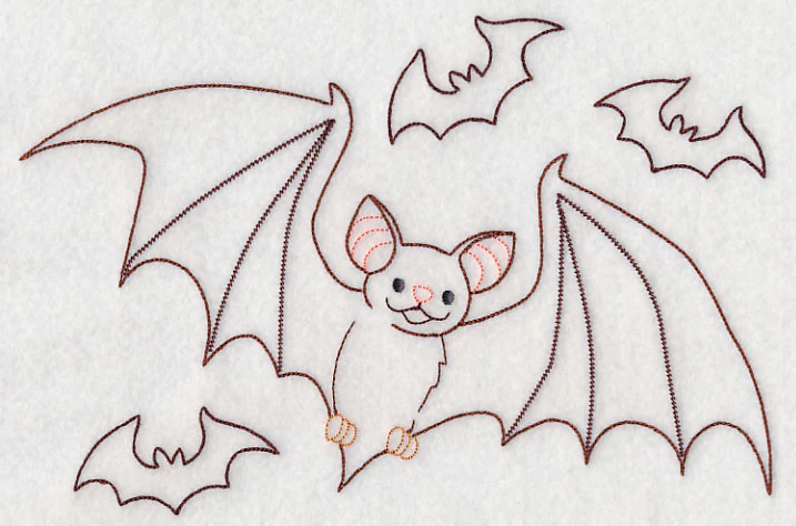 Bats in Flight (Vintage) - Image 2